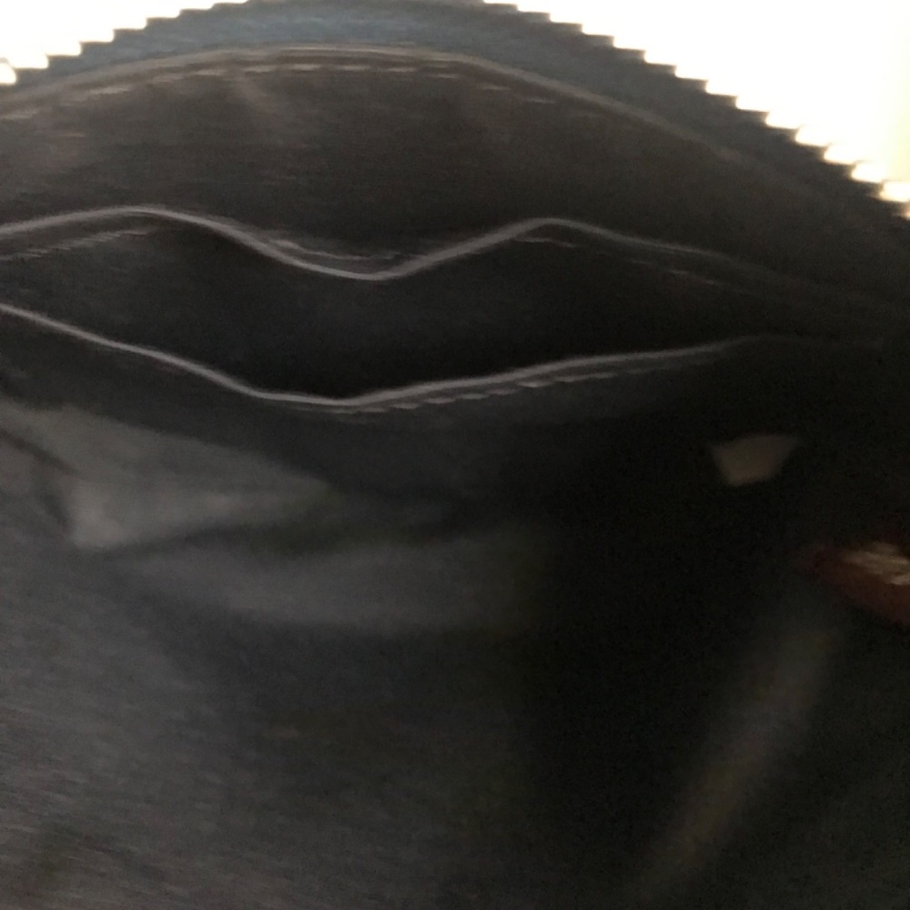 Coach Blue Leather Wristlet Mini Pouch - Picture 8 of 15